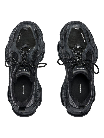 Balenciaga Women Triple S.2 Worn-Out Effect Mesh Sneakers