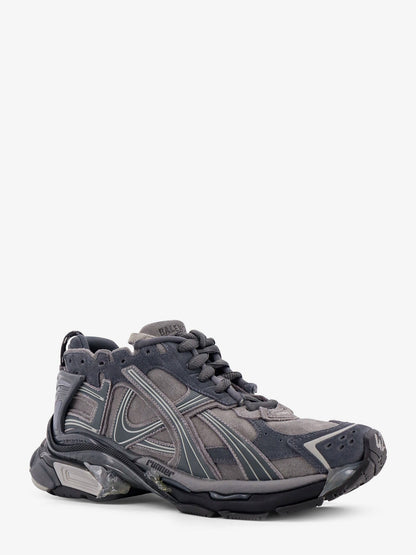 Balenciaga Men Runner Low-Top Suede Sneakers