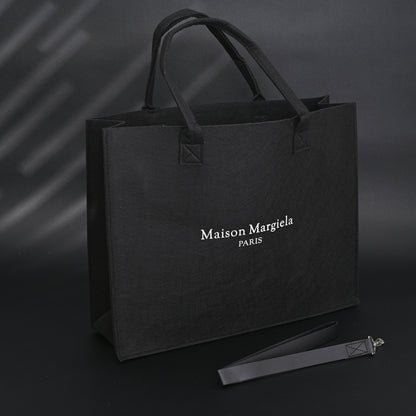 Maison Margiela MM6 Tote Bag – Limited Edition Black Canvas Shopper