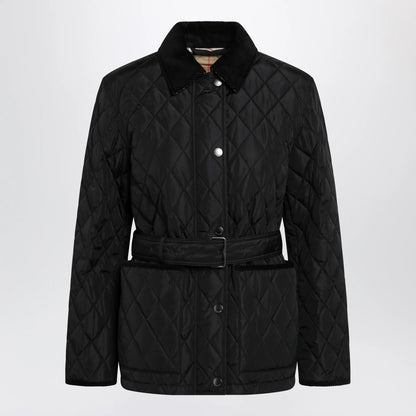 Burberry - Black quilted nylon jacket