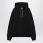 Burberry - Black sweatshirt with Check-pattern inserts
