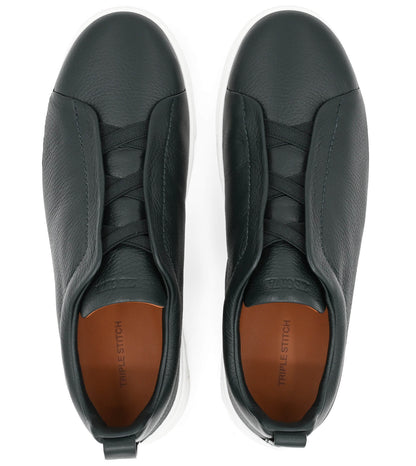 ZEGNA Triple Stitch Low Top Sneaker