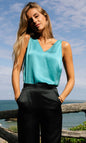Amalfi Silk Tank
