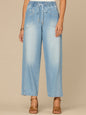 "Ab"leisure Skyrise Drawstring Waist Double Pocket Barely Barrel Jeans
