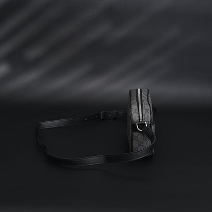Gucci Ophidia GG Supreme Belt Bag – Black/Grey Monogram