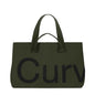Curves Knit Tote (Lemongrass)