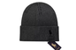 Polo Pony Logo Ribbed Knit Beanie, Charcoal Black Stretch Winter Hat 55‑59cm Adjustable 2.