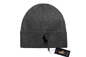 Polo Embroidered Pony Rib Knit Cuffed Beanie, Medium Grey Warm Skull Cap 55‑59cm