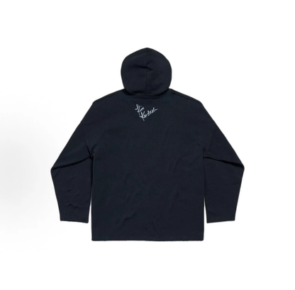 Balenciaga Kim Kardashian Graphic Hoodie Unisex Black
