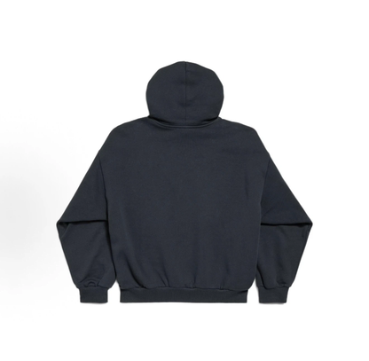 Balenciaga BB Logo Hoodie Unisex Dark Navy