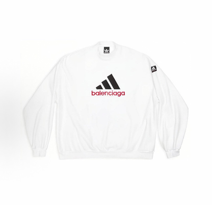 Balenciaga x Adidas 22AW Logo Sweatshirt White