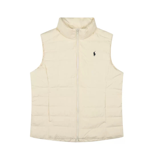 Polo Ralph Lauren Women Cream Down Puffer Vest
