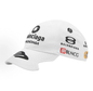 Balenciaga Racing Multi‑Patch Embroidered Baseball Cap Unisex White
