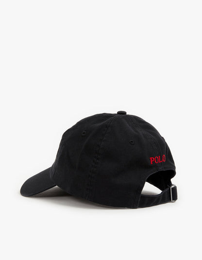 Cotton Chino Ball Cap - RL Black/RL2000 Red