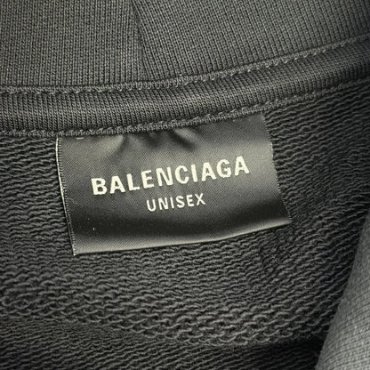 Balenciaga Paris Strass Cropped Hoodie  Women