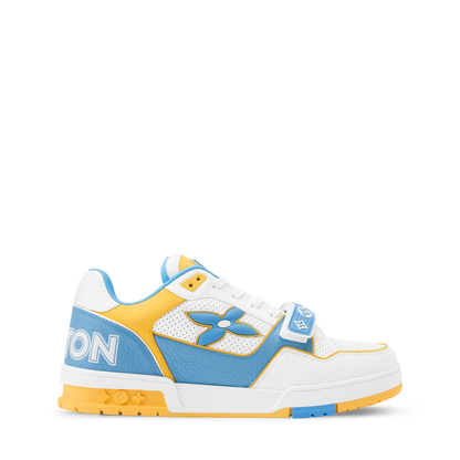 Louis Vuitton LV Trainer Blue Velcro Strap Sneaker