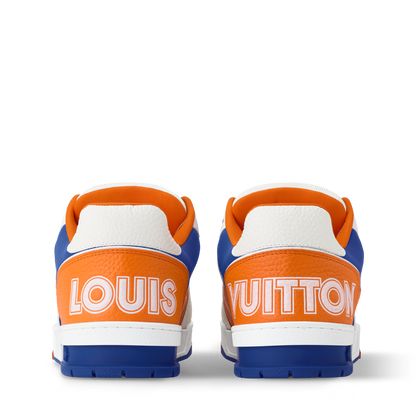Louis Vuitton LV Trainer Orange Velcro Strap Sneaker