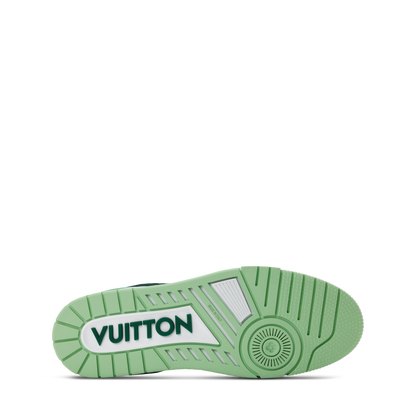 Louis Vuitton LV Trainer Green Monogram Leather Sneaker