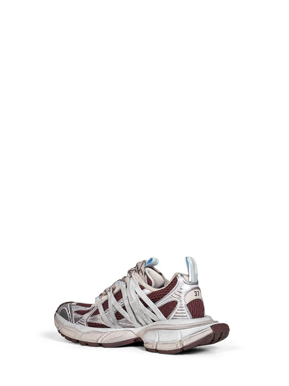 Balenciaga Women Brown And Beige And Blue 3Xl Interlace Sneakers