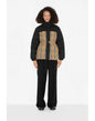 Burberry Reversible Black / Beige Check Puffer Jacket