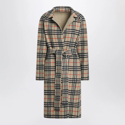 Burberry - Sand reversible wool coat