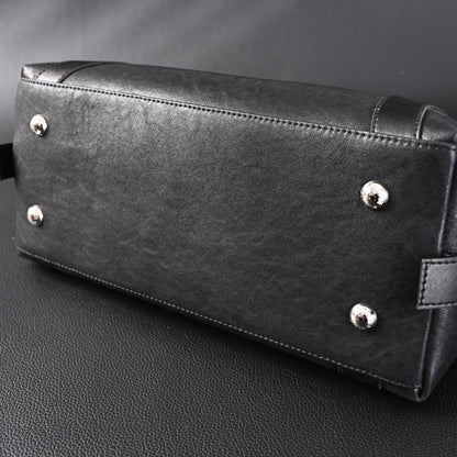 Louis Vuitton Nano Biker Bag in Black Lambskin Leather – Top Handle & Shoulder Carry (M14623)